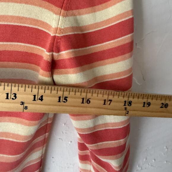 Christopher Fischer Y2k Sweater Women Medium Striped Silk Stretch Pullover Retro - Picture 6 of 7